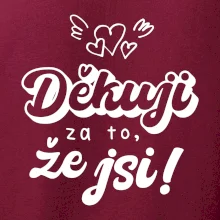 Psací děkuji za to, že jsi