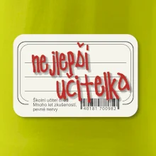 Nejlepší učitelka sešit