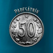 Padesátník 1963 - 1978 s nápisem