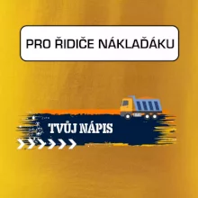 Stavba - vlastní nápis - náklaďák