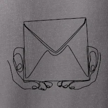 Obálka pošták jedním tahem