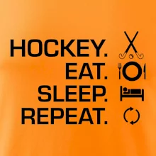 Pozemní hokej eat sleep repeat