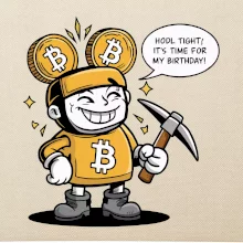 Hodl tight, it's time for my birthday!