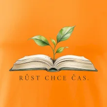 Růst chce čas rostlina v knize