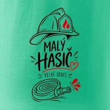 Malý hasič s velkým srdcem - minimalistická kresba