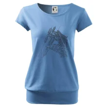 Nákres stožáru vysokého napětí