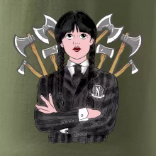 Sekery - holka v černém (Pecka design)