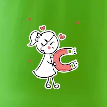 Párový motiv - panáček a magnet