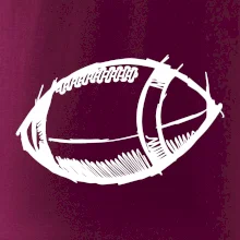 Americký fotbal míč skica