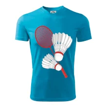 Badminton - pálka a košík