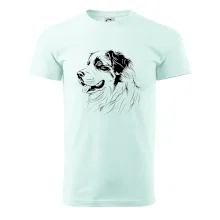 Bernský salašnický pes černá kresba