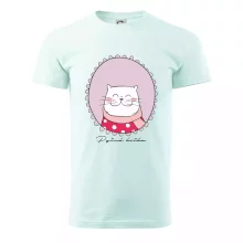 Pyšná kočka fialová