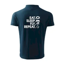 Eat sleep fly repeat - skoky na lyžích