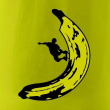 Skateboardista na banánu