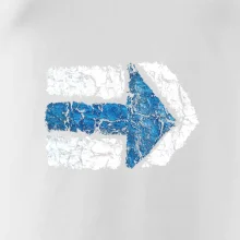 Párová turistická značka modrá