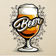 Beer sklenice s nožkou