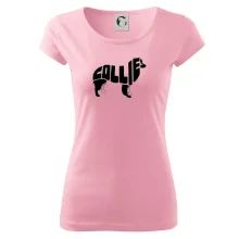 Border kolie písmo v těle