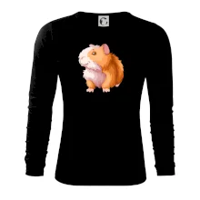 Morče - kreslené, bílo oranžové