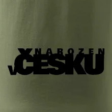 Nápis - Narozen v Česku