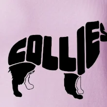 Border kolie písmo v těle