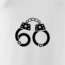 Narozeninové tričko pro policajta - pouta 60