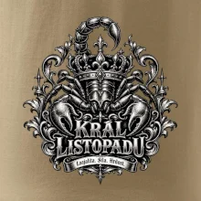 Král listopadu královský štír a koruna