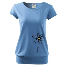 Kopretina - dole na výšku