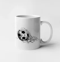 Fotbalový míč - kresba tužkou