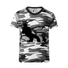 Rybář tahající rybu