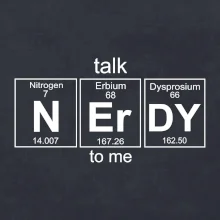 Talk nerdy - periodická tabulka