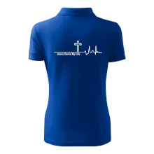 Jesus Saved My Life kříž ekg