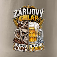 Záříjový chlap -  do 16 káva  od 16 pivo