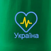 Moje srdce bije pro Ukrajinu - velké