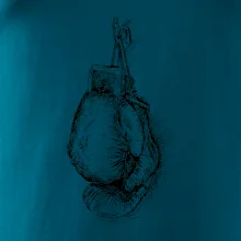 Boxerské rukavice kreslené na výšku