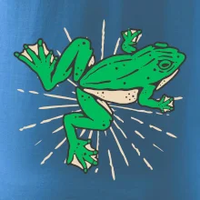 Žába zelená kreslená