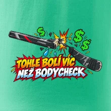 Zlomená hokejka bolí víc než bodycheck