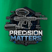 Technický nákres precision matters paintball