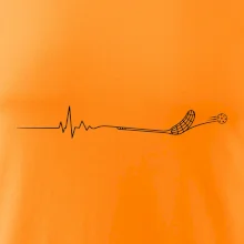 Florbalové EKG s florbalkou a míčkem