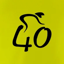 Cyklista slaví čtyřicítku (40)