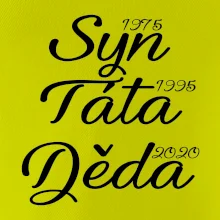 Syn, táta děda - vaše ročníky