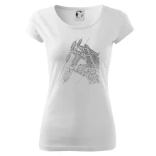 Nákres stožáru vysokého napětí