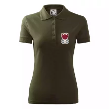 Folklor na prsu květina čtyřlistá