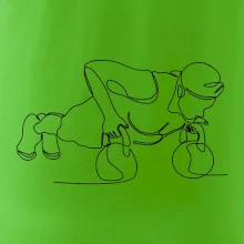 Kitebell posilování jedním tahem