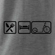 Eat sleep koloběžka velké a malé kolo