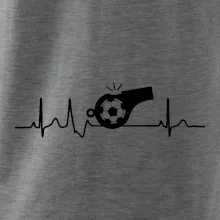 EKG fotbal rozhodčí a píšťalka