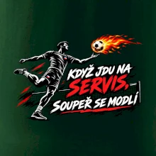 Nohejbalový pekelný servis
