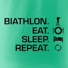 Biathlon Eat Sleep Repeat