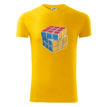 Rubikova kostka kreslená