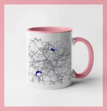 Plzeň mapa s vodními toky