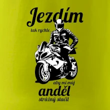 Silniční motorka - jezdím tak rychle, aby mi můj anděl strážný stačil